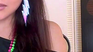 Zara's Sultry '80s Jerk off Instruction - POV Neon Seduction Awaits!