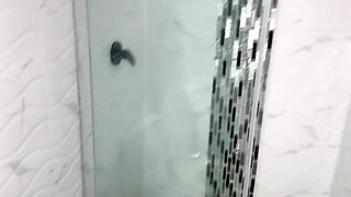 New apartment tenant gets bent over and fucked hard by the landlord