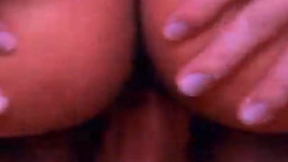 Perfect cheating girlfriend riding her friend's hard cock