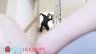 Family Hookups featuring Chloe Temple's blonde sex