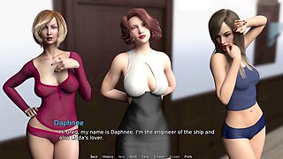 Young and eager in a steamy water world adventure