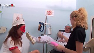 PORNXN - Piss fetish nymphs sharing a humungous man