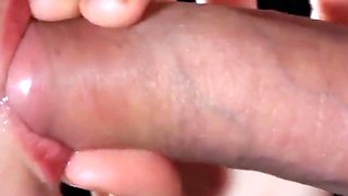Best Close-up: Beach Babe Milking a Cock