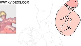 Bakugo Dick Growth Animation 1027 From a small dick to
