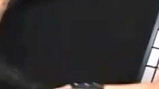 Blonde Dominatrix Locks Her Submissive Lover in Cage