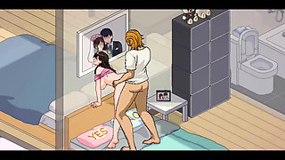 NTRAHolic - Sex with the Neighbor's Wife - Hentai Game