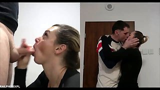 Lucky Cucky A kiss with my husband after a hard day at work 4k