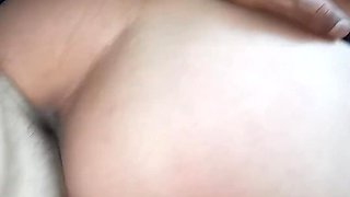 Big booty latina enjoys romantic doggy style with her gifted lover