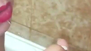 I Sent Him Away in the Shower, and He Pissed All Over My Mouth and Chest with Golden Rain