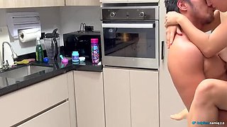 NamiQsein Surprises Horny Latina Wife With Huge Cock - Rough Hardcore Blowjob & Squirting