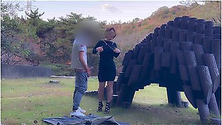 I Found A Man Masturbating Outdoors. I Talked To Him And He Ended Up With A Massive Face Shot