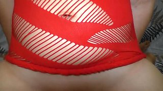 Hot Wife Cheating? Pussy Rubbing Cock Leads to Huge Cumshot Fountain - Amateur POV Close Up