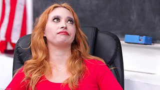 Redhead hot MILF amateur xxx video