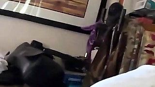 Stepaunt Reverse Cowgirl Shows Wrinkled Ass & Saggy Tits GILF