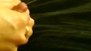 Crystal milks her breasts # 1