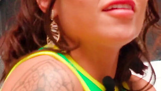 Hot Asian Karol Kimeshi with Big Titted MILF Monique