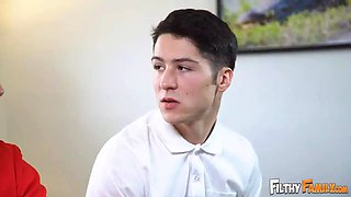 Stepmom Fucks Away His Virginity