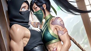 League of Legends hentai joi with intense netorare action