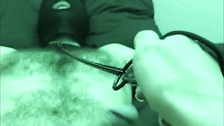 Blindfolded Boy Gets Submissive at His Mistress's Feet