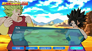 Dragon Ball Z Super Fuck Fusion - Caulifla and Kale's Fusion to Fuck Goku and Become Stronger