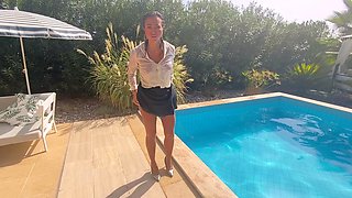 Euro amateur outdoor suck and rim