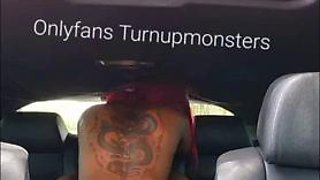 Fuck in car - Black couple: Big Tits, Big Ass  Blowjob Porn