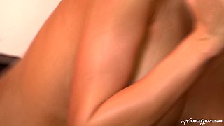 Nicole Graves in uniform, masturbating with a vibrator in Pursuit of Orgasms 1