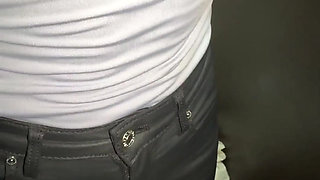 Compilation Dirty Used Panties & Public Pissing - Showing Soaked Panty Liner Close up
