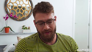 Teens Love Huge Cocks - English Tutor Teaches Me Anal: Blonde Nerd Angie Lynx Ass Fucked on Camera