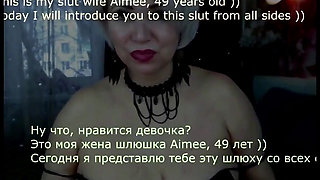 Intimate Acquaintance with Married Whore Aimee All Kinds of Fucking and Extreme Objects in Pussy.!. ))