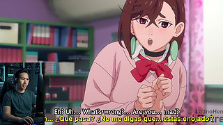 Japanese Anime Reaction Momo Chan and Okarun