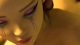 Dungeon Sex: Elven Girl Gets Throatfucked, Railed & Covered in Cum