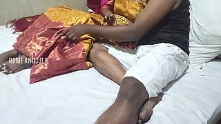 Shy Young Meera’s First Night with Bad Boy Rome – Blowjob & Doggy Style in Tamil