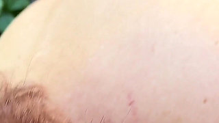 Mature Wife Gardening Outside in Pantyhose Gets Fucked by Her Horny Husband