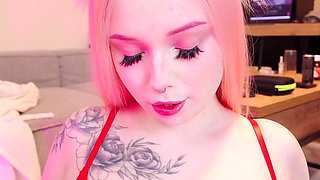 Tittyfuck Horny Babe, Cum on Tits, Oiled Boobs