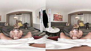 Ryan Driller & Remy LaCroix Looks Right At You While She Sucks