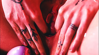 Egg Laying & Squirting Orgasm, Extreme Wetness