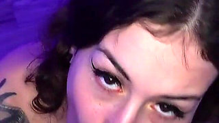 Petite Teen Sucks a Big Black Cock for the First Time