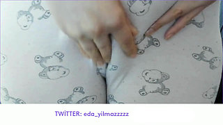 MASTURBATION IN PAJAMAS- CAMELTOE- PUFFED PUSSY- SWOLLEN PUSSY- TURKISH PORN