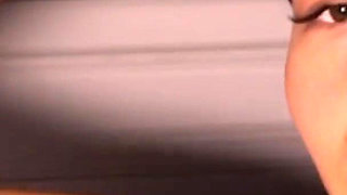 Milking Table with a Beautiful Asian Woman. a Lot of Sperm