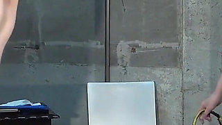 Whipping, Fap and Cum Watching, Post Orgasm Handjob, Eating Own Semen, Punishment for Two Masochists by Mistress