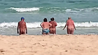 Naked in the Sea with the Girls!