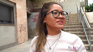 Amateur teen Beth Choy makes her dreams come true and begins her porn career!