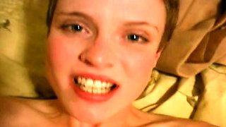 Blonde emo amateur solo masturbation
