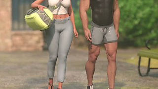 Village Slut Transformation 33 Lilly Went to Train at the Gym
