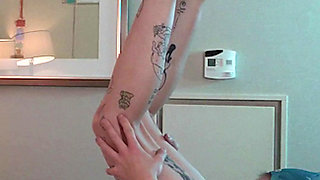 Eating Petite Tatted Teen's Pussy - Compilation 3