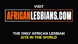 THICK EBONY LESBIANS came home and finally scissored