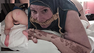 Hijabi Cripple Bum BDSM From Both Angles