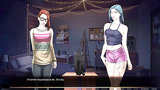 2d hentai, whore girlfriend, missionary sex