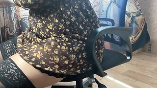 Step Sister Caresses Her Pussy While Alone at Home, Compilation